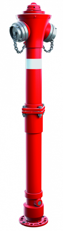 Hydrant nadziemny łamany DN80 z pojedynczym lub podwójnym zamknięciem